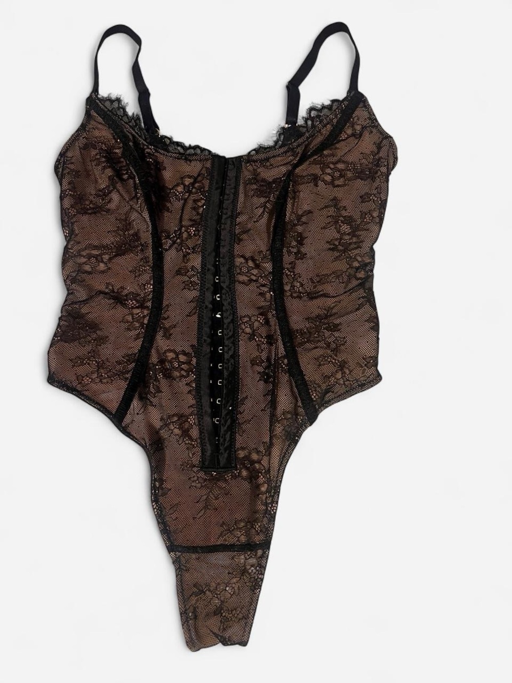 Lace Glamour Flawless Fit Thong Bodysuit